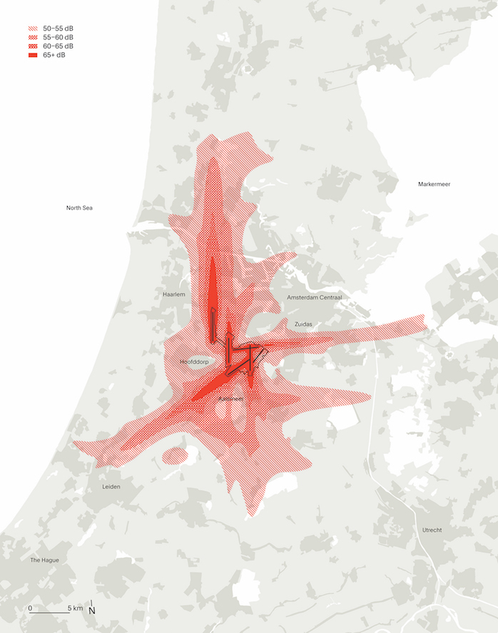 Regional context and noise impact of Amsterdam Schiphol airport